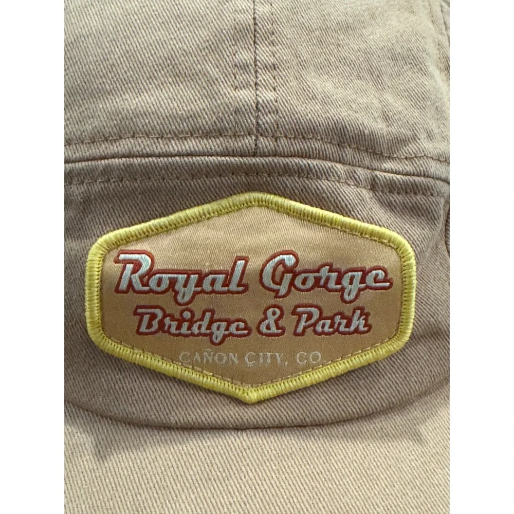 Abercrombie & Fitch Baseball Cap Mens One Size Khaki Royal Gorge Bridge Park Hat